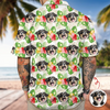 Custom Dog Cat Face Hawaii Shirt Personalized Cat Aloha Shirt HA75 921116