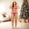 Funny Christmas Santa Bikini Onesie Pajamas Hairy Body Funny Gag Gift CH07 180580
