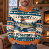 Custom Photo Merry Fishmas Personalized Ugly Sweater Christmas Gifts HA75 919614