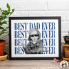 Personalized Vintage Photo Best Dad, Mom Ever Picture Frame HA75 921452