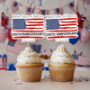 USA 250th Anniversary 1776–2026 Cupcake Topper HA75 898838