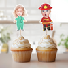 Custom Photo Funny Kid Dream Jobs Decoration Cupcake Toppers HA75 892350