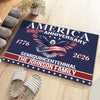 Personalized Family Name America 250th Anniversary Doormat CH07 910276