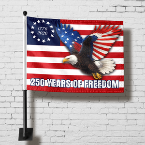 250 Years Of Freedom Eagle Car Flag HA75 898662