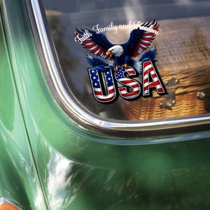 Faith, Family & Freedom America 250 Years Car Window Decal Sticker LM32 895837
