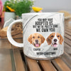 Custom Photo I'm Pretty Sure I Own You Personalized Marble Mug For Dog Lover LM32 895071