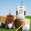 Personalized Golf Leather Golf Ball Bag Golf Gifts for Men, Funny Gift HA75 921294