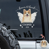 Custom Dog Photo Forever Loved Memorial Car Window Decal Sticker CH07 910476