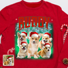 Custom Dog Photo Christmas Sweatshirt TH10 896269