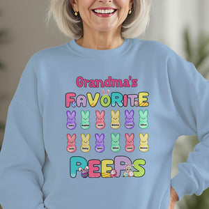 Grandma's Little Peeps Personalized Easter Shirt Gift For Grandma Mommy CH07 895300