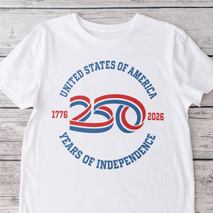 USA 250 Years Of Independence Bright Shirt CH07 896766