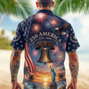 Personalized US 250th Anniversary 1776-2026 Liberty Bell Patriotic Hawaiian Shirt LM32 669359