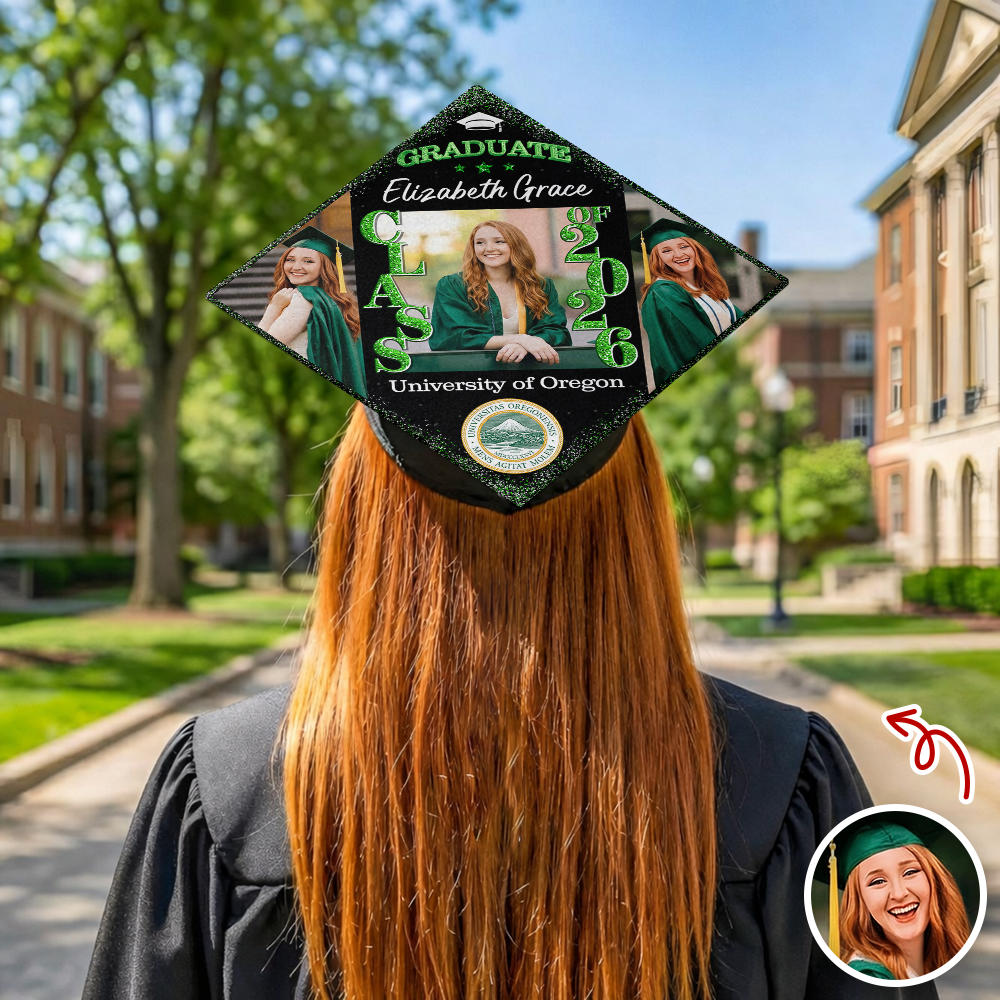 Personalized Graduation Cap Topper Class of 2026 – Custom Grad Cap Decoration HO82 901740