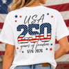 USA 250 Years Of Freedom Comfort Shirt TH10 170113