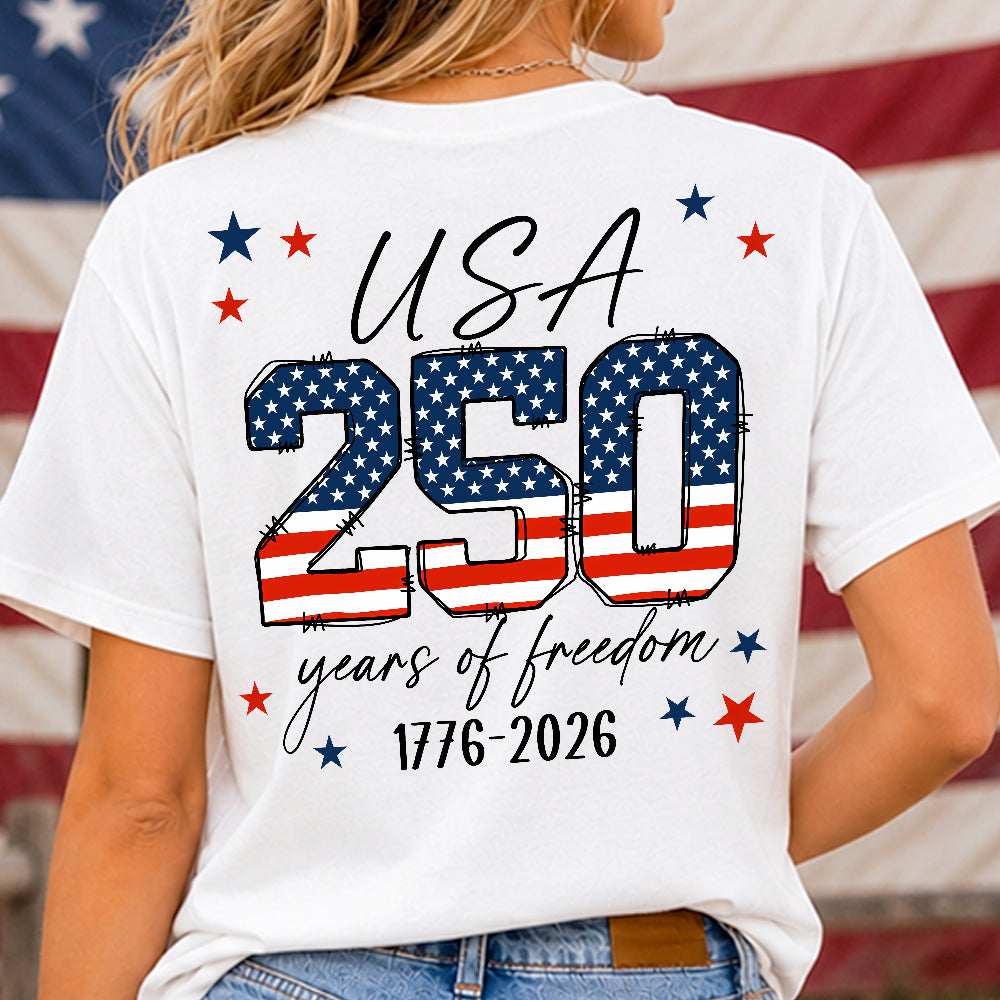 USA 250 Years Of Freedom Comfort Shirt TH10 170113
