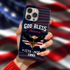 Custom Name Patriotic 250th Anniversary God Bless America Eagle 1776–2026 Phone Case HA75 920202