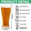 Custom Photo Dog Cat Dad Mom Personalized Pilsner Glass HA75 892884