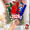 Personalised Class Of Face Fan Party Favor for Graduate LM32 899435