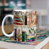 Custom Name Floral Book Mug Personalized Gift For Book Lovers TH10 898765