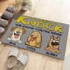 Custom Dog Photo No Need To Knock Personalized Doormat For Dog Lovers LM32 893357