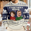Custom Funny Face You And Me We Are A Team Together Ugly Sweater LM32 895569