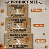 Personalized There's Some Horrors In This House Funny Ghost Doormat - Gift For Halloween HO82 903146