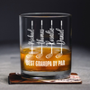Personalized Best Dad by Par Whiskey Glass Gift For Father's Day HA75 921268