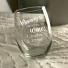 Custom Name Mom's Reasons to Wine Glass - Personalized Gift for Family LM32 899629