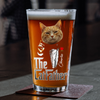 Custom Photo The Catfather Gentlemen Cat Print Beer Glass Personalized Gift For Dad HO82 893856