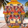 Custom Photo With Aboriginal Pattern Dog Hawaii Shirt CH07 911118