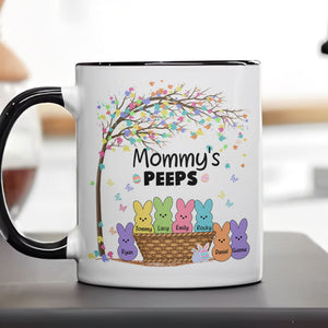 Custom Family Bunny Easter Accent Mug TH10 892473