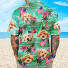 Custom Photo My American Spirit Hawaiian Shirt - Gift For Family Members, Pet Owners, Pet Lovers LM32 893639