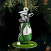 Personalized Name Golf Christmas Acrylic Ornament For Golf Lovers HA75 921840