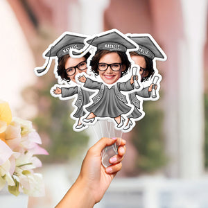 Custom Funny Face Photo Class of 2025 Graduation Face Fan TH10 892499