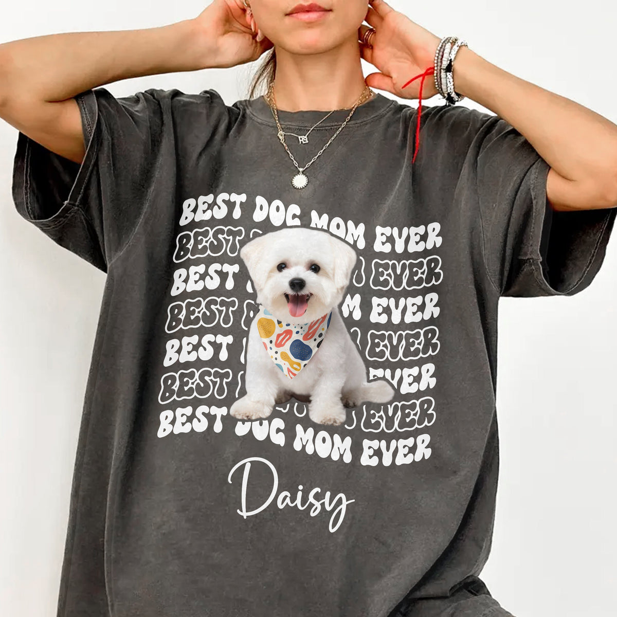 Custom Photo Best Dog Dad Ever Comfort Shirt - Father’s Day Gift for Dog & Cat Owners HA75 921372