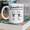 Personalized Grandkids Make Life More Grand White Mug HA75 920388