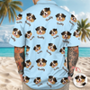 Custom Dog Photo Personalized Cute Puppy Hawaii Shirt For Dog Lovers CH07 911044