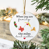 Custom State to State Long Distance Gift - Personalized Family Ceramic Ornament HO82 894662