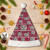 Custom Photo Name Dog Cat Flannel Christmas Santa Hat LM32 895345