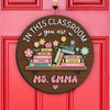 Custom Name In this Classroom You Are Gift For Teacher Layer Doorsign TH10 894141
