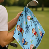 Custom Kid Face Best Dad By Par Golf Towel LM32 893645