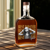 Personalized Vintage Photo Best Dad Mom Ever Whiskey Bottle CH07 911516