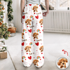 Custom Cute Dog Face Lovely Pattern Christmas Sweatpants For Dog Lovers LM32 895727