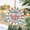 Custom 3D Inflated Effect Printed Ceramic Ornament Christmas Gift for Jobs & Family TH10 894837