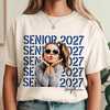 Custom Photo Senior 2027 Comfort Shirt - Personalized Senior Gift, Proud Family Gift HO82 903220