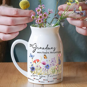 Personalized If Mamas Were Flowers I'd Pick You Vase Gift For Mother's Day LM32 893297