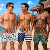 Custom Face Funny Men’s Swim Trunks - Fake Underwear Beach Shorts, Birthday Gag Gift For Him HA75 921946
