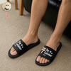 Custom Photo The Cat Father Funny Cat Dad Gift Slide Sandals - Gift For Cat Dad, Cat Lovers HO82 902610