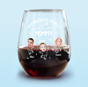 Custom Photo My Favorite People Call Me Grandma, Mom Wine Glass HA75 892294