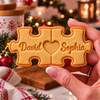 Personalized Couple Puzzle Shaped Cookie Stamp for Loved Ones HO82 904192
